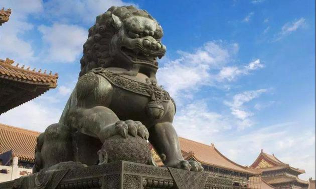 北京故宮石獅子
